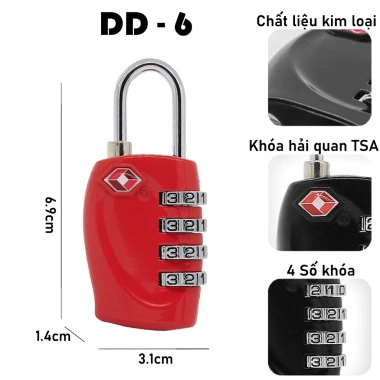 Ổ Khoá TSA An Ninh Quốc Tế Hải Quan - An Toàn, Tiện Ích, Giá Ưu Đãi 79.000₫