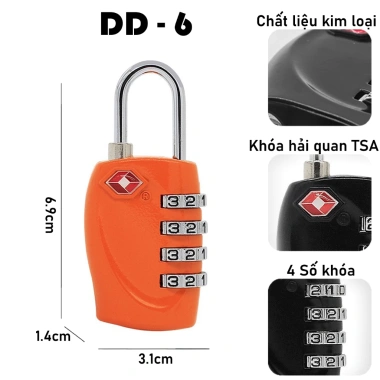 Ổ Khoá TSA An Ninh Quốc Tế Hải Quan - An Toàn, Tiện Ích, Giá Ưu Đãi 79.000₫