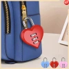Ổ khóa TSA hình trái tim màu đỏ, bảo mật cho ba lô và vali du lịch, 33.025₫