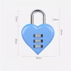 Ổ khóa TSA hình trái tim màu đỏ, bảo mật cho ba lô và vali du lịch, 33.025₫ 10