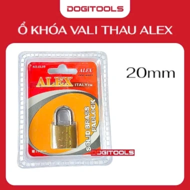 Ổ Khóa Vali Thau ALEX 20mm - Khóa Mini Chống Gỉ, Bền Bỉ, An Toàn, Giá 69.000đ