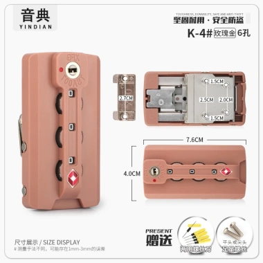 Ổ khóa vali TSA007 K004 mật khẩu - Bảo mật cao, giá ưu đãi 168.706₫ 9 Ổ khóa vali TSA007 K004 mật khẩu - Bảo mật cao, giá ưu đãi 168.706₫ 9