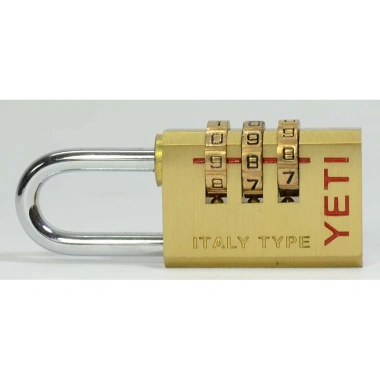 Ổ khóa vali, tủ, cửa YETI NO.330 - 3 phân 3 số mật khẩu tự đổi, đồng thau