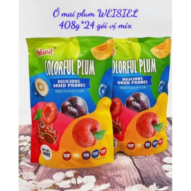 Ô mai mix đủ vị 408g - Hương vị thơm ngon, giảm giá 12.600đ, chỉ còn 42.000đ