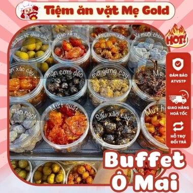 Ô Mai Mix - Mứt Tết Đặc Sản Me và Xí Muội, chỉ 24.900 VND tại Shop Ăn Vặt Mẹ Gold