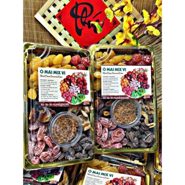 Ô mai trái cây dẻo mix vị chấm muối - khay Gold sang xịn 500g, thơm ngon, chỉ 102.900₫ 3 Ô mai trái cây dẻo mix vị chấm muối - khay Gold sang xịn 500g, thơm ngon, chỉ 102.900₫ 3