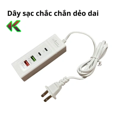 Ổ sạc 5 cổng USB Type‑C đa thiết bị, an toàn, tiện dụng – chỉ 39.999₫ 2 Ổ sạc 5 cổng USB Type‑C đa thiết bị, an toàn, tiện dụng – chỉ 39.999₫ 2