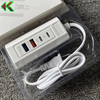 Ổ sạc 5 cổng USB Type‑C đa thiết bị, an toàn, tiện dụng – chỉ 39.999₫