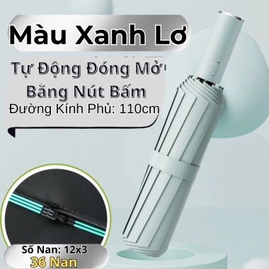 Ô Tự Động Đóng Mở Thép, Tăng Phá Kính Ô Tô, Dù Che Mưa Nắng Gấp Gọn 5