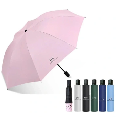 Ô UV che nắng mưa cao cấp gấp gọn, khung kim loại chắc, chịu gió mạnh, 39.000₫ 8