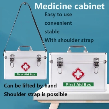 OIMI Hộp Thuốc Hợp Kim Nhôm Đa Lớp Dung Lượng Cao - Bộ Sơ Cứu Gia Đình, 378.000₫ 3
