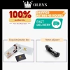 OLEVS Đồng hồ cặp đôi chính hãng - Thép không gỉ, lịch, phát sáng, 380.000₫ 5