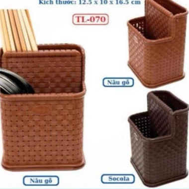 Ống Đựng Đũa Muỗng Thắng Lợi TL070+TL049 – Hộp Giấy Nhựa Nhỏ Gọn, An Toàn cho Nhà Hàng, Quán Ăn – 24.750 đồng