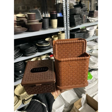 Ống Đựng Đũa Muỗng Thắng Lợi TL070+TL049 – Hộp Giấy Nhựa Nhỏ Gọn, An Toàn cho Nhà Hàng, Quán Ăn – 24.750 đồng