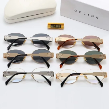 Ống kính UV400 unisex, kính râm bầu dục cổ điển sang trọng - Giá 99.581₫ 5