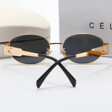 Ống kính UV400 unisex, kính râm bầu dục cổ điển sang trọng - Giá 99.581₫ 6