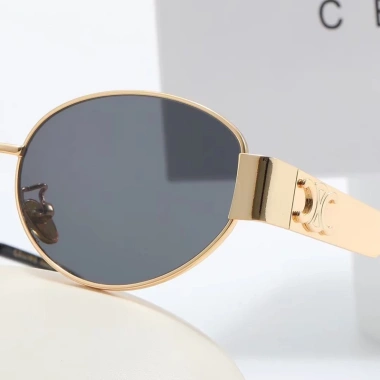 Ống kính UV400 unisex, kính râm bầu dục cổ điển sang trọng - Giá 99.581₫ 7