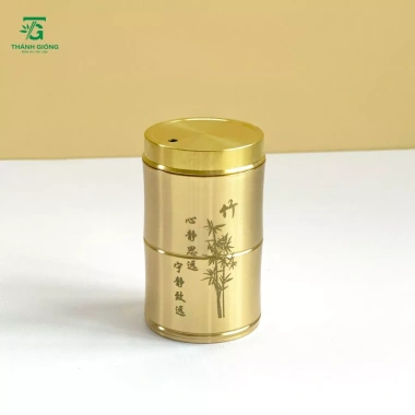 Ống tăm Lọ Đựng Tăm Cao Cấp Đũa Tre Thánh Gióng Hộp Đồng Thau Giá Ưu Đãi 65.000₫