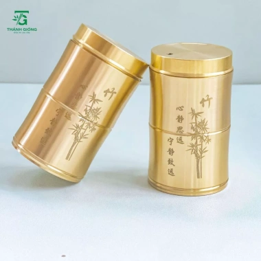 Ống tăm Lọ Đựng Tăm Cao Cấp Đũa Tre Thánh Gióng Hộp Đồng Thau Giá Ưu Đãi 65.000₫