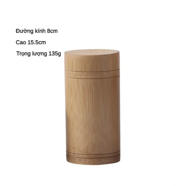 Ống Trà Tre Nấp Kín Cầm Tay Thủ Công Du Lịch - Hộp Kín Bao Bì, Ống Hương, Giá Ưu Đãi 120.827 VND 8