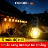 OOKAS Đèn LED Năng Lượng Mặt Trời cho Cắm Trại: Thời Gian Chiếu Sáng Lâu, Nhẹ Dễ Mang Theo, Giá 49.000₫