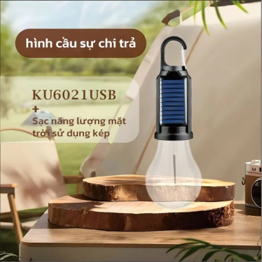 OOKAS Đèn LED Năng Lượng Mặt Trời cho Cắm Trại: Thời Gian Chiếu Sáng Lâu, Nhẹ Dễ Mang Theo, Giá 49.000₫ 8