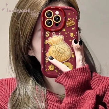 Ốp 3D DIY Vàng FU cho iPhone 17‑16‑15‑14‑13‑12‑11 Pro Max, XR, XS Max, 7/8 Plus, SE2.020 - Giá 9.914₫