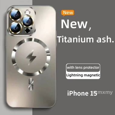 Ốp AG Titanium Ash Lightning Nano - Chống Vân Tay, Cứng Mờ cho iPhone 16-11 Pro Max - 105.840₫