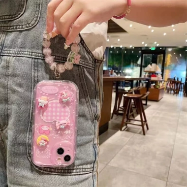 Ốp bảo vệ iPhone 11 Pro Max Candy Pink 3D Bracelet - Giá 43.199đ, giảm 10.800đ
