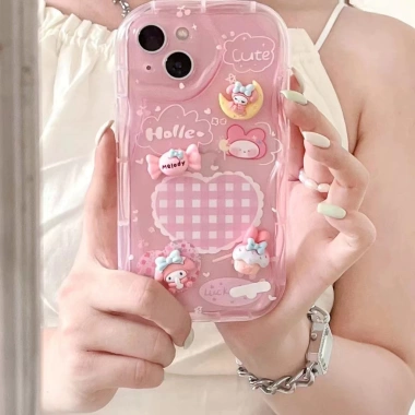 Ốp bảo vệ iPhone 11 Pro Max Candy Pink 3D Bracelet - Giá 43.199đ, giảm 10.800đ