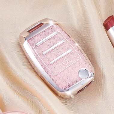 Ốp chìa khóa KIA Morning Soluto Seltos Sonet 3 nút bấm Bling Bling - Giá 75.000đ 5