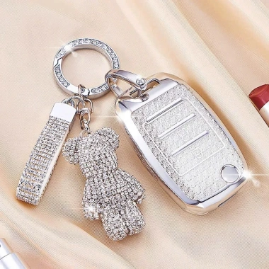 Ốp chìa khóa KIA Morning Soluto Seltos Sonet 3 nút bấm Bling Bling - Giá 75.000đ 7