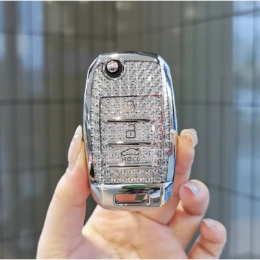 Ốp chìa khóa KIA Morning Soluto Seltos Sonet 3 nút bấm Bling Bling - Giá 75.000đ 10