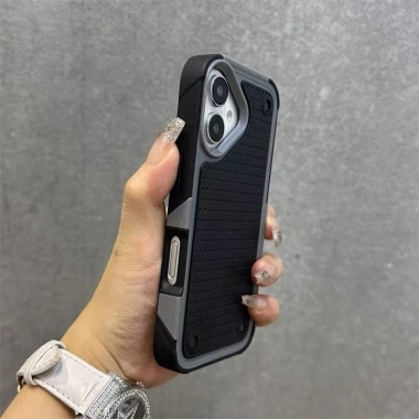 Ốp cứng 3 trong 1, chống sốc cho iPhone 16‑15‑14 Pro Max – bảo vệ toàn diện 7