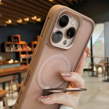Ốp Cứng Chống Sốc Kèm Giá Đỡ iPhone 17/16/15/14/13/12/11 Pro Max Giá Ưu Đãi 187k