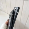 Ốp da sang trọng iPhone 16 Pro Max, 15 Plus, 14, 13 Pro, 12, 11 - chữ thập cá sấu, sợi carbon bảo vệ mặt sau 8