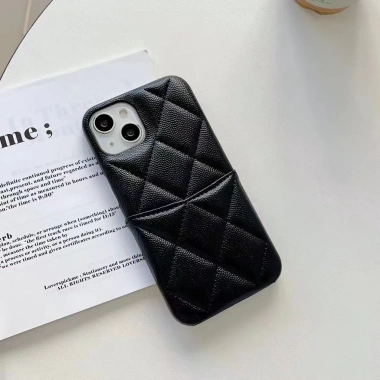 Ốp da thời trang thẻ chèn iPhone 16/15/14/13 Pro Max – Siêu mỏng, bền – 116.685₫