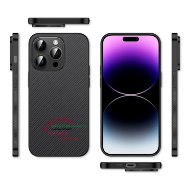 Ốp điện thoại chống trượt Wave 0.3mm Ultra Slim Đen mờ - Tương thích iPhone 16/15/14/13 Pro Max