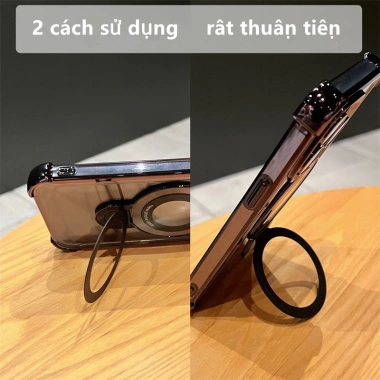 Ốp Điện Thoại iPhone 17/16/15/14/13/12/11 Pro Max + giá đỡ xoay - 97.499đ