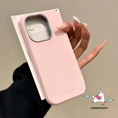 Ốp điện thoại iPhone đỏ sang trọng, da cảm giác và khung kim loại, tương thích iPhone 12-17 Pro Max, giảm còn 13.000₫ 3