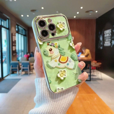 Ốp điện thoại iPhone hình ngựa sơn dầu ZY6DSC136-139, tương thích iPhone 11‑15 Pro, 16‑17 Pro Max, giảm giá 68.999₫