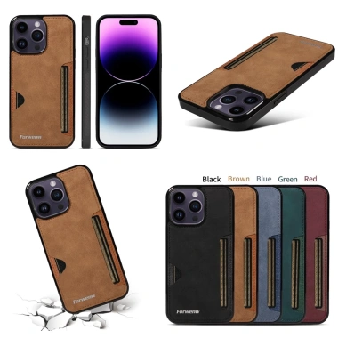 Ốp điện thoại iPhone Siêu Mỏng Khe Cắm Thẻ 14-17 Pro Max Thời Trang Bảo Vệ