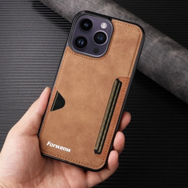 Ốp điện thoại iPhone Siêu Mỏng Khe Cắm Thẻ 14-17 Pro Max Thời Trang Bảo Vệ