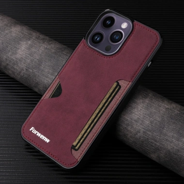 Ốp điện thoại iPhone Siêu Mỏng Khe Cắm Thẻ 14-17 Pro Max Thời Trang Bảo Vệ