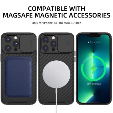 Ốp điện thoại LENUO từ tính chống sốc, bảo vệ camera cho iPhone 14 Pro Max, 13 Pro Max, 12 Pro Max - giá chỉ 87.805 VND