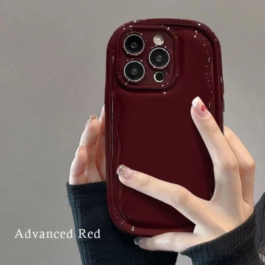 Ốp điện thoại mềm chống sốc trượt bầu dục oval cho iPhone 15/14/13/12/11 - 45.360 VND