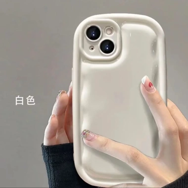 Ốp điện thoại mềm chống sốc trượt bầu dục oval cho iPhone 15/14/13/12/11 - 45.360 VND