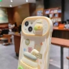 Ốp điện thoại Pertain họa tiết chanh dâu tây có giá đỡ cho iPhone 11/12/13/14/15 series giá chỉ 57.937 VND 3