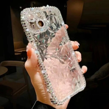 Ốp Điện Thoại Trang Sức Dazzling Đá Quý Lấp Lánh cho iPhone 13-17 Pro Max - Giá 56.674 VND