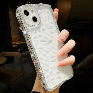 Ốp Điện Thoại Trang Sức Dazzling Đá Quý Lấp Lánh cho iPhone 13-17 Pro Max - Giá 56.674 VND